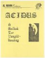 Acidus A Method for Thought Reading by Al Mann