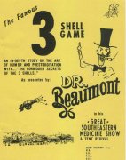 3 shell game by Dr. Beaumont