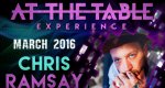 At the Table Live Lecture Chris Ramsay March 2nd 2016