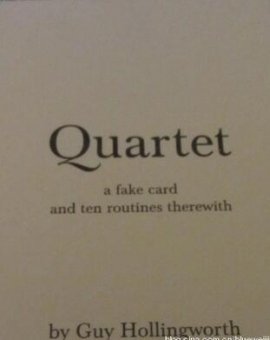 Quartet book by Guy Hollingworth