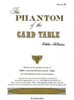 The Phantom of The Card Table by Eddie McGuire