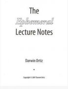 The Ephemeral Lecture Notes by Darwin Ortiz