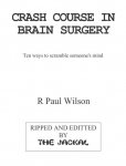 Crash course In Brain Surgery by Paul Wilson